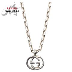 GUCCI グッチ インターロッキングG シルバー SV925 シルバー 4217G 8402 ネックレス 男女兼用 502586【中古】