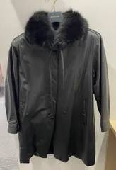 本革　レザー　牛革　レザーコート