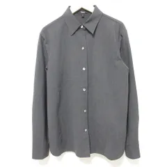 良品 24AW Theory セオリー TRACEABLE WOOL N STRAIGHT SH B シャツ サイズP グレー レディース 古着 中古 USED 良品 24AW Theory セオリー TRACEABLE WOOL N STRAIGHT SH B シャツ