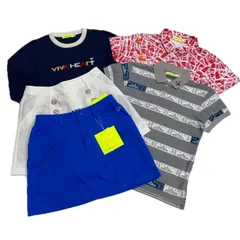 中古 レディース ビバハート VIVA HEART 半袖ポロシャツ 40(M) ゴルフウェア　コーディネート　5点まとめ売り　新品あり