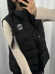 アバクロンビー ブラック ダウン ベスト