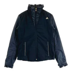 サイズ：S ADIDAS GOLF アディダスゴルフ N60600 蓄熱 中綿 ジップジャケット 総柄 ブラック系 [240101586524] ゴルフウェア レディース ストスト