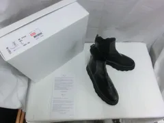 美品 DIANA ダイアナ サイドゴアブーツ フレアソール 黒 23cm WD 63306 23cm スムース 3601-26