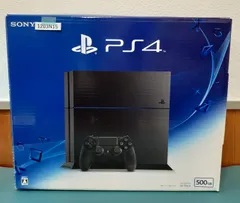 本体美品！【1203N15】　SONY PlayStation4  PS4 500GB CUH-1200A B01 ジェットブラック  中古 起動確認済み