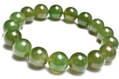 【１点物】希少◇高発色 アイドクレース(ベスビアナイト)　12mm　ブレスレット パワーストーン 天然石 _MC2228