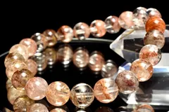 【１点物】秋の庭園 ガーデンクォーツ　8.5mm　ブレスレット パワーストーン 天然石 _MC2252