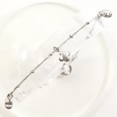 K18WG ブレスレット 総重量約1.0g 約18cm