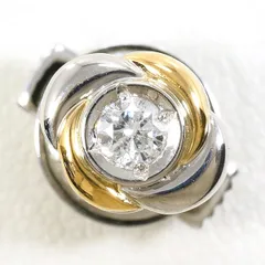 ブローチ　K18 Pt900 刻印あり ☆ K18/Pt900刻印 18金 プラチナ プラチナゴールドブローチ 総重量3.00