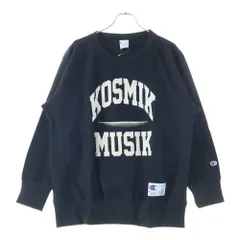 UNDERCOVER (アンダーカバー) × Champion REVERSE WEAVE CREW NECK チャンピオン リバースウィーブ クルーネックスウェット トレーナー ブラック UC1E4809-2