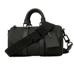 ルイ・ヴィトン(Louis Vuitton) ルイ・ヴィトン ハンドバッグ モノグラム・トリヨン キーポルバンドリエール25 M20900 ノワール 2wayバッグメンズ