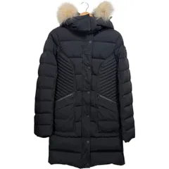 美品 PAJAR CANADA パジャールカナダ Fox Fur-Trim & Duck Down Jacket ナイロン ダウンコート XS ブラック レディース 古着 中古 USED