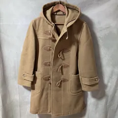 VAN JAC ヴァンヂャケット 80's vintage ウールナイロン メルトン トグルボタン ダッフル ロング コート size.M ブラウン ベージュ