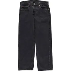 古着 00年代 リーバイス Levi's 501-0660 ブラックデニム ストレートデニムパンツ メンズw33相当/evb030855