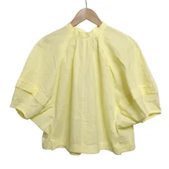 ELENDEEK(エレンディーク) 七分袖カットソー サイズF レディース美品 - ライトイエロー ジップアップ