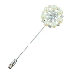 ★FOXEY ブローチ シルバー コサージュ ラインストーン ☆FOXEY ブローチ シルバー コサージュ ラインストーン