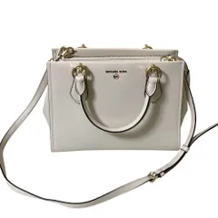 美品 MICHAEL KORS マイケルコース サッチェルミディアム 2way ハンドバッグ ショルダーバッグ 30S2L6AS2L ベージュ レディース 古着 中古 USED