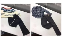 送料無料★110-120 男の子キッズまとめ売り★babyGap O&G ELFINDOLLKIDS★ニットセーター チェックシャツ パンツ ジーパン #20529say