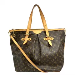 ルイヴィトン LOUIS VUITTON パレルモGM トートバッグ 2WAY モノグラム キャンバス M40146 ブラウン MI4038 レディース【中古】
