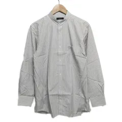 DAKS(ダックス) 長袖シャツ サイズL メンズ美品  - グレー×白 ストライプ