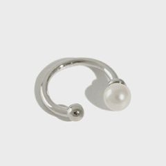 Silver Hypoallergenic Ear Cuff, Single Ear, Korean Fashion Accessory, Cute, Stylish, Scandinavian Style, Free Shipping [K] (T)