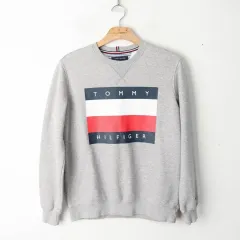 90/トミーヒルフィガー ロゴ 起毛 スウェット