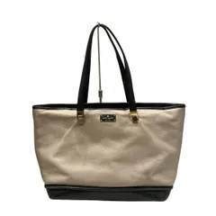Kate spade(ケイトスペード) トートバッグ - WKRU3783 ピンクベージュ×黒 レザー