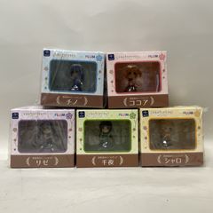 [하마 칸 41-1251] 주문은 토끼입니까? BLOOM 미니 피겨 치노 코코아 리제 센야 샤로 5 체 세트 [중고품]