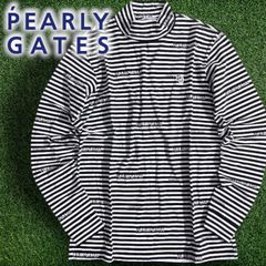 PEARY GATES トップサーモベア天ボーダーシャツ 長袖 ゴルフ N182