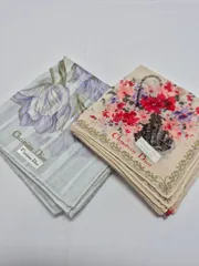 【訳あり】(新品) Christian Dior レディースハンカチ セット