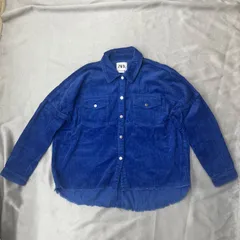 ZARA ザラ コーデュロイジャケット アウター Sサイズ ブルー 青 長袖