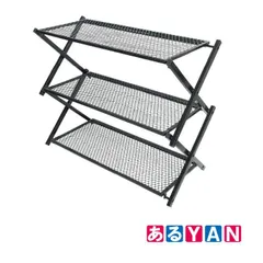 (新品未使用)ナフコ スペースインラック3段 K-10446BK 4582451302323