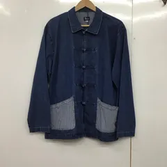 go slow caravan ゴースローキャラバン ジャケット、上着 ジャケット、ブレザー 336604 チャイナシャツJKT デニムジャケット