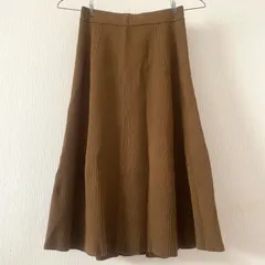 23区 オンワード樫山 ロングスカート　フレア　ニット  ウール