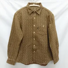 AIGLE エーグル 長袖シャツ グリーン系 S ○◇