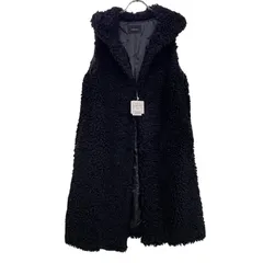 OG29 TABASA タバサ　フード付きベスト　ファーベストロング　ブラック　レディース　F