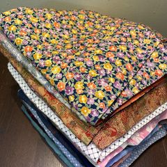 まとめ売り】正絹大島紬7枚 リメイク素材 ハンドメイド向け - メルカリ