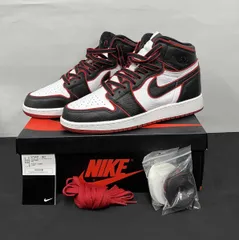 NIKE ナイキ／575441-062／AIR JORDAN 1 RETRO HIGH OG GS エア ジョーダン 1 レトロ ／［箱有］サイズ：25cm､黒､白､赤紐有