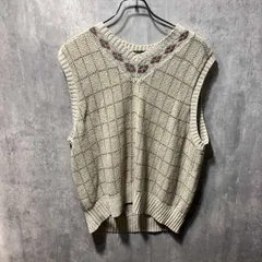 90s POLO RALPH LAUREN cotton silk vest コットンシルクベスト サイズXL ベージュ ポロラルフローレン