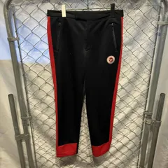 AD2006 COMME des GARCONS HOMME PLUS SPORT トラックパンツ ブラック×レッド コムデギャルソンオムプリュス