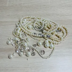 パールネックレス パーツ まとめ売り ジャンク ハンドメイド素材