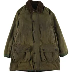 古着 80~90年代 バブアー Barbour GAMEFAIR ゲームフェアー 旧3ワラント ワックスコットン オイルドジャケット 英国製 C40/eaa588678のサムネイル