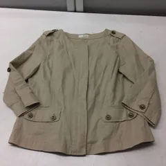 送料無料★a.v.v standard アーベーベースタンダード★ノーカラージャケット　リネンジャケット★サイズ38 #41227sNj93