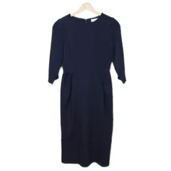 CELFORD(セルフォード) ワンピース サイズ34 S レディース美品  - ダークネイビー クルーネック/七分袖/ロング/CWFO185035