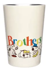 ① PEANUTS  スヌーピー ステンレス タンブラー   【Brother/Relax time】保温 保冷 マグカップ かわいい おしゃれ ギフト プレゼント 人気  グッズ ピーナッツ コーヒー ティー オフィス  誕生日 贈り物　SLK-1811