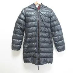 美品 DUVETICA デュベティカ ACE ナイロン フーデッド ダウンコート サイズ40 グレー レディース 古着 中古 USED