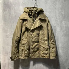 00s DIESEL ミリタリーフーテッドコート サイズS カーキ系 ディーゼル 