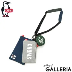 日本正規品 チャムス ポーチ 小物入れ メンズ レディース ブランド CHUMS ショルダー ストラップ 撥水 ミニショルダー 小銭入れ CH60-3625 HGrayxBasicNavy