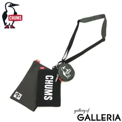 日本正規品 チャムス ポーチ 小物入れ メンズ レディース ブランド CHUMS ショルダー ストラップ 撥水 ミニショルダー 小銭入れ CH60-3625 BlackxCharcoal