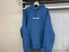 Supreme Box Logo Hooded Sweatshirt シュプリーム ボックス ロゴ フード スウェットシャツ 長袖パーカー メンズ ブルー ボックスロゴ XL
