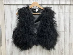 Faviora ファーベスト/ラムレザー/ブラック ベスト